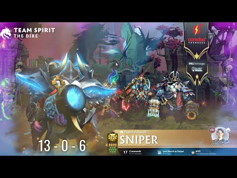 Yatoro God The Unkillable Sniper Gameplay | Ooredoo Thunders vs Team Spirit [Perspective] 2560x1440p