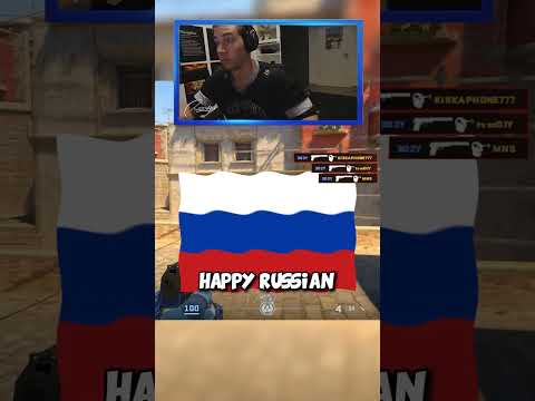 This super fast ACE made my russian teammate RAGE... 😂 #cs2 #counterstrike2