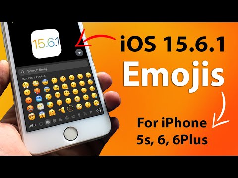 IOS 15.6.1 New Emojis in iPhone 6, 6+ ,5s || New Emojis in older iPhones