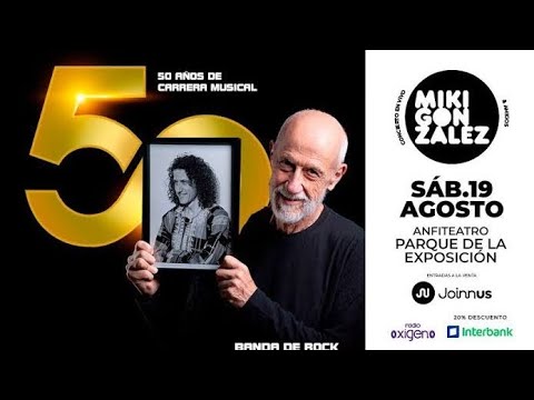 A gozar sabroso - Miki Gonzáles concierto 50 años Anfiteatro Parque de la Exposición