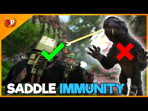 ANDREWSARCHUS SADDLE IMMUNE TO EVERYTHING | ARK Survival Evolved