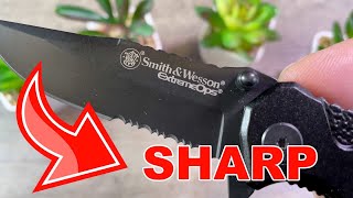 How to open and close a S&W Tactical Knife