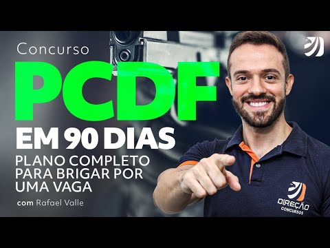 Concurso PCDF Agente de Custódia: Como se preparar em 90 DIAS!!