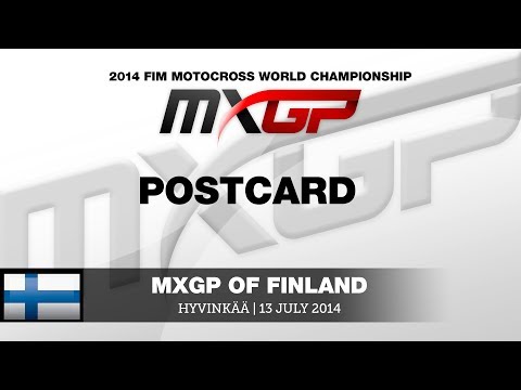 MXGP of Finland 2014 Postcard - Motocross