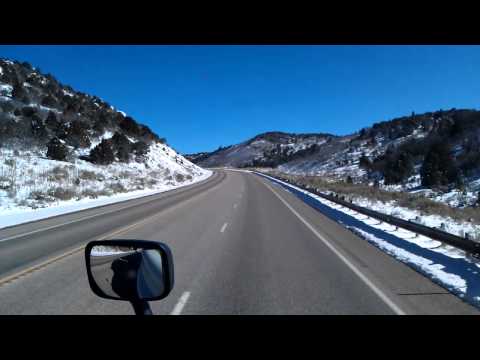 Rota 20 do estado de Utah em direção ao leste da Interstate 15 até a US Highway 89