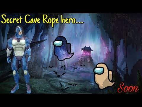 Rope Hero Secret Cave Nobody knows | Rope hero vice town secret place