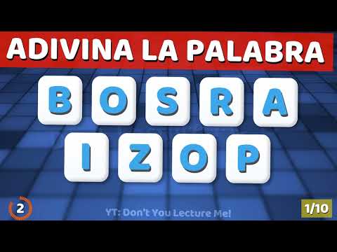 Unscramble Spanish Words