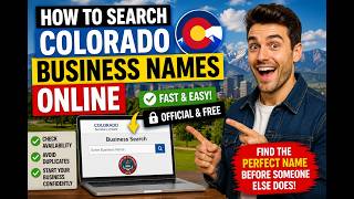 How to search Colorado business names online