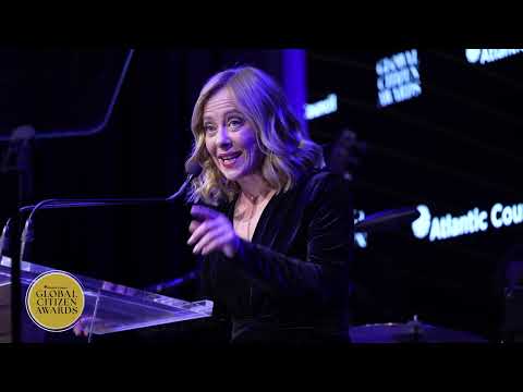 Italian Prime Minister H.E. Giorgia Meloni, introduced by Elon Musk