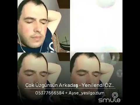 Çok üzgünsün arkadaş