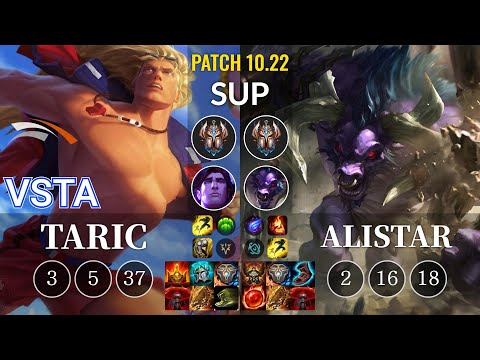 HLE Vsta Taric vs Alistar Sup - KR Patch 10.22