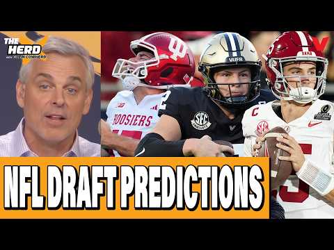Colin Cowherd’s early NFL Draft predictions + Kevin Durant & NBA’s BIGGEST issues | THE HERD