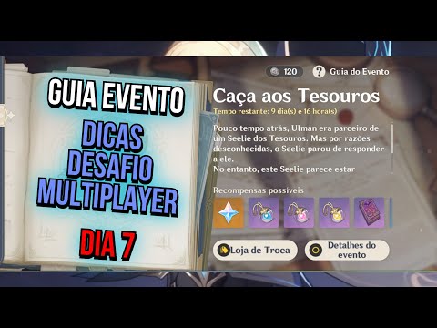 Guia Caça aos Tesouro : Dia 7 - Genshin Impact