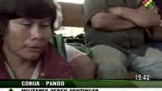 preview picture of video 'Testimonios de la masacre en Pando, tortura a normalistas y persecusión 15 Sept 2008'