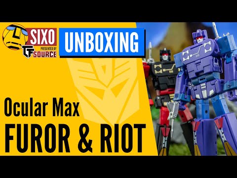 UNBOXING: Transformers Ocular Max REmix RMX-06 Furor and RMX-07 Riot