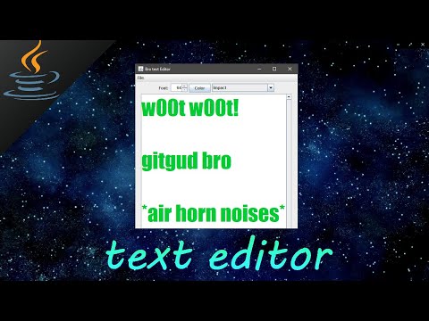 Text Editor App Java