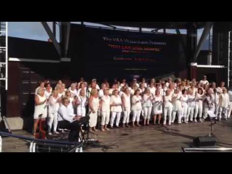 Gabriel Forss med kör i Sydafrika