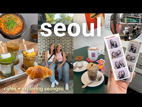 First time in Seoul 🇰🇷 | shopping in seongsu, cute cafes, bus tour (Korea Travel Vlog)
