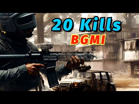 BGMI Domination: 20 Kills Rampage! 🔥 Solo Squad Wipeout #gameplay