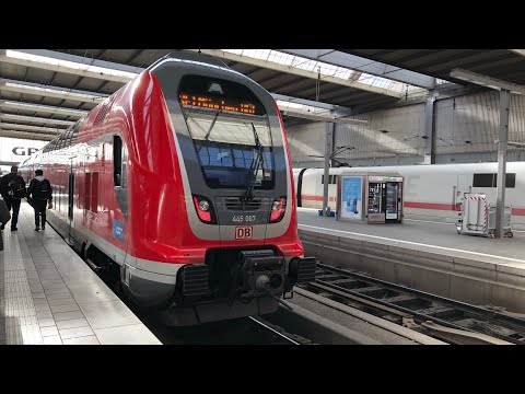 BR 445 Mitfahrt von München Hbf nach Petershausen (Obb)