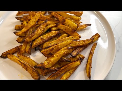 Frites de pomme de terres croustillant au four #pommedeterre #recipe #receitas