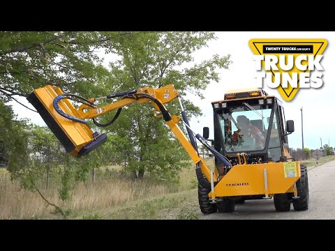 Sidewalk Tractor for Children | Truck Tunes for Kids | Twenty Trucks Channel