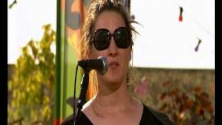Cate Le Bon live for 6 Music at Glastonbury