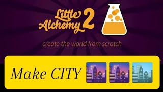 little Alchemy 2 -How To Make CITY 🏙️@playallgamez #gameplay #ytshorts