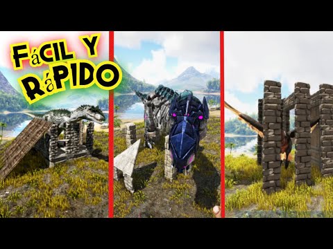 👷🏼🛠BUILD the 3 BEST TRAPS for TAMEO in ARK!! (tamear rex)