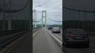 Tacoma narrows bridge crossing time-lapse. #explore #travel #timelapse #driving
