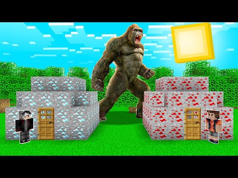 KİNG KONG VS EV! 🐒 - Minecraft