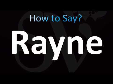How to Pronounce Rayne (CORRECTLY!)