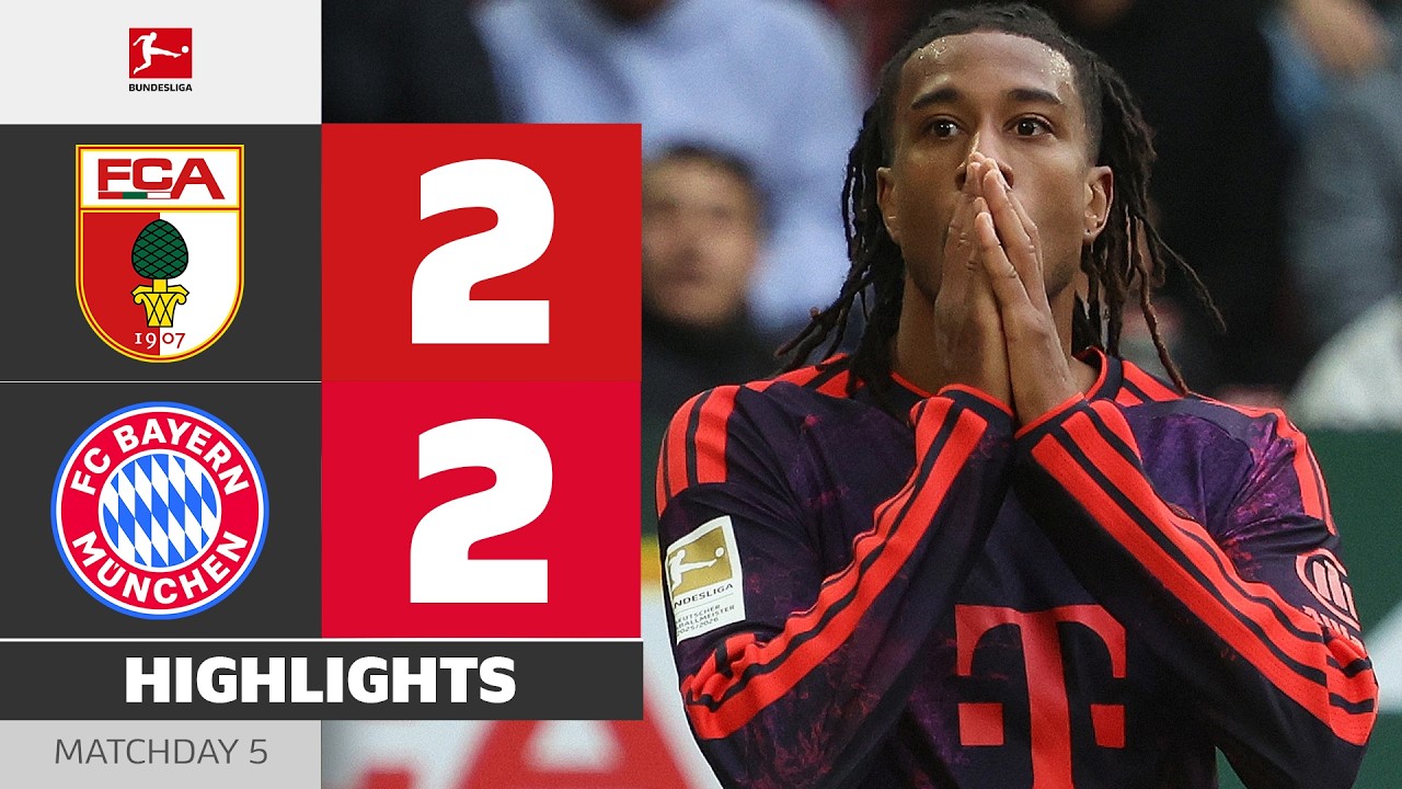 This Is Bundesliga HISTORY! | FC AUGSBURG - FC BAYERN | Highlights | Matchday 5 – Bundesliga 2026/27