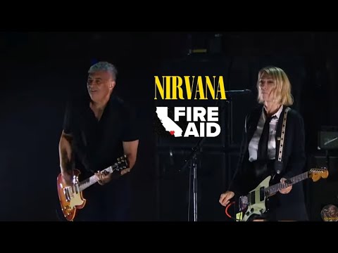 Nirvana Reunion Feat. Kim Gordon of Sonic Youth - School -FireAid LA Benefit Concert #nirvanareunion