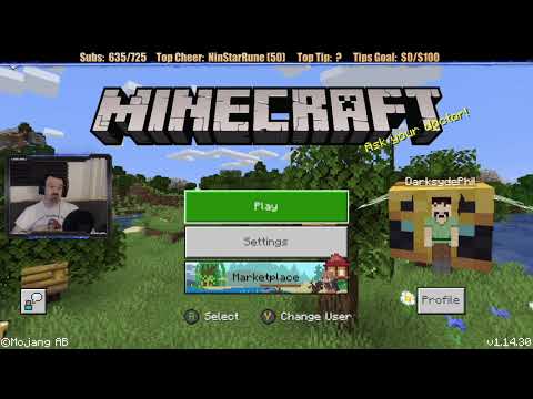 Minecraft "Chill Stream" March 16, 2020 pt1 - More Mob Grinder Progress