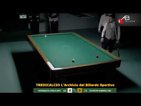 DIOMAJUTA vs SILVESTRI FDB 21st AICS BILLIARDS CHAMPIONSHIP 2020 @TREDICALCIO