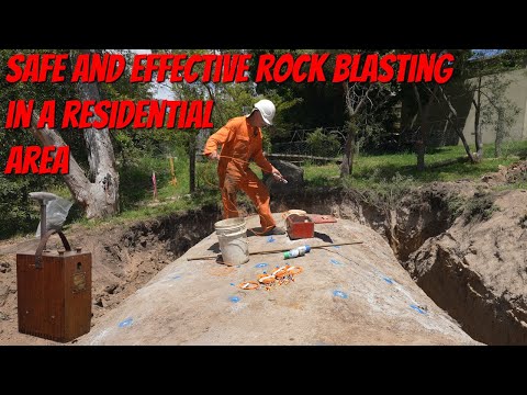 Safe and Effective Rock Blasting in a Residential Area