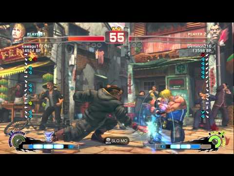 kawagu111chi [Cody] vs Demekin216 [Balrog] SSF4 Japanese Online Ranked Matches - TRUE-HD