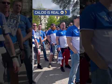 Lech Poznan fans invading Firenze. Fiorentina vs Lech Poznan. Europa Conference League 2023