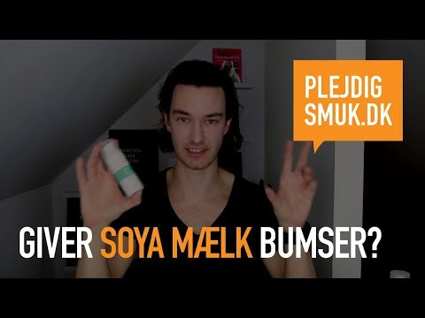 Giver soya mælk bumser?