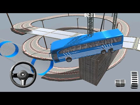 Impossible Bus Challenge || Bus Stunt Driving Simulator Android Gameplay_2023 #Gameswinner Pro