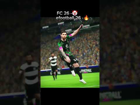 FC 26 vs efootball 26 🔥 | #efootball #shortsfeed #shorts #gaming #viral