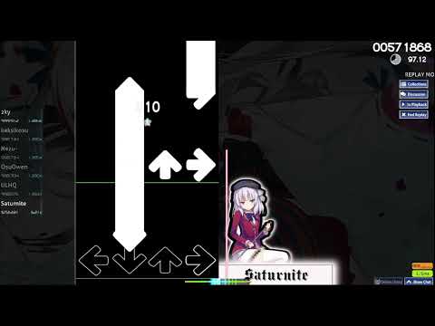 osu!mania || 3.34⭐ t+pazolite vs P*light - IZANA [96.51% 77pp S] (Goal)