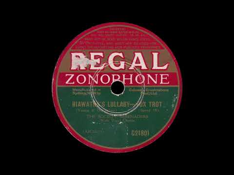 1933 Scott Wood - Hiawatha's Lullaby (Vocal Chorus by Sam Browne)