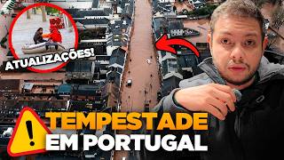ESTADO DE CALAMIDADE: Portugal enfrenta o pior das tempestades