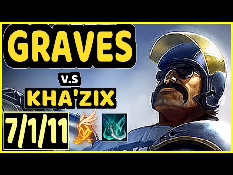 BGOB (GRAVES) vs KHA'ZIX - 7/1/11 KDA JUNGLE CHALLENGER GAMEPLAY - BR