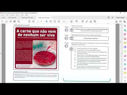 CARNE IN VITRO. ELEMENTO PROVOCADOR 3 (Parte 6/23) Áudio e texto. CELPE-Bras 2019/2.
