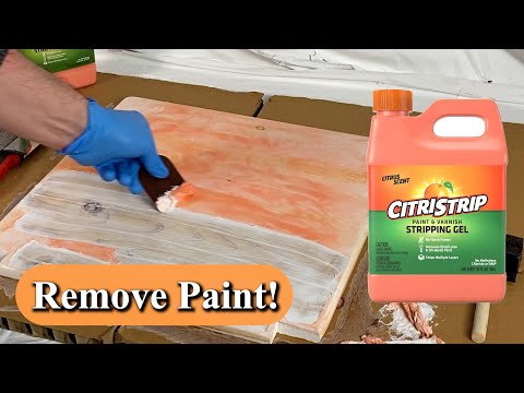How to Strip Paint or Varnish Off Wood Using Citristrip Gel