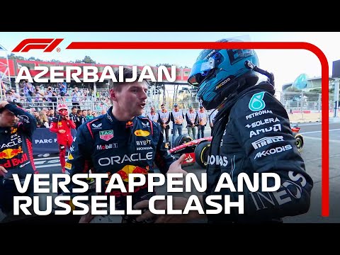 Verstappen And Russell's Heated Debate! | F1 Sprint | 2023 Azerbaijan Grand Prix