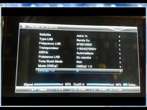 configuration DiSEqC LNB vision clever1 لي DiSEqCطريقة اعداد